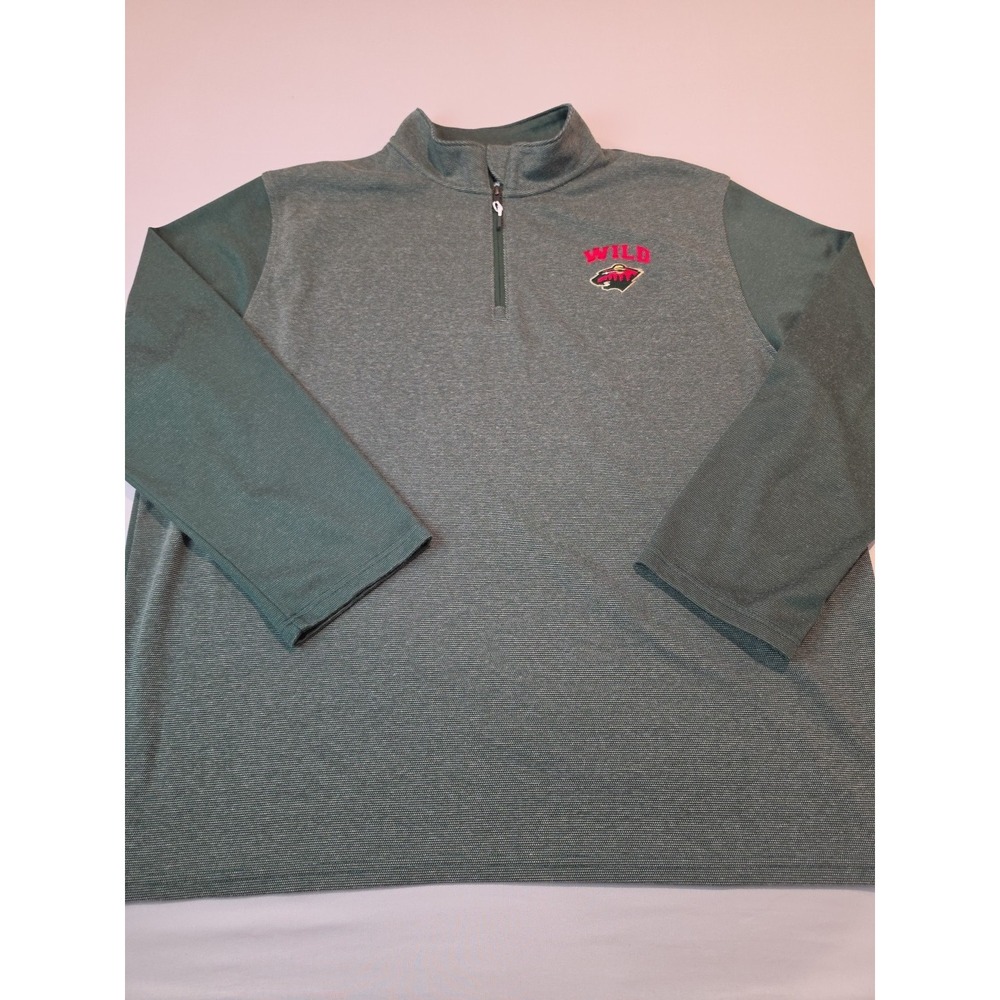 Minnesota‎ Wild Mens 2XL 1/4 Zip Longsleeve